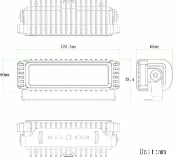 WL2201-W LED Deckscheinwerfer, weiß