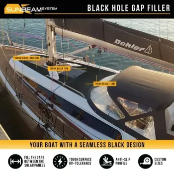 TBLACKHOLE Solarpanel Sunbeam TOUGH Auffüller, schwarz