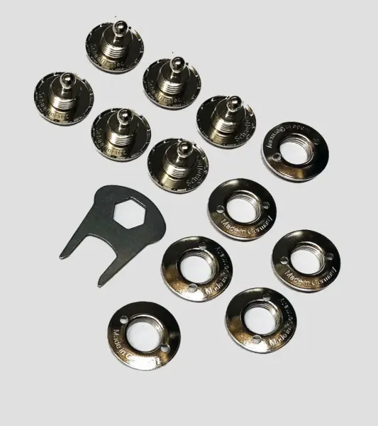 QFCANVAS-6 6 QuickFix Loxx Knöpfe für Carbon-Serie