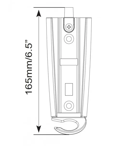 ARM101 Ein-Arm-Wandhalterung bis 27"